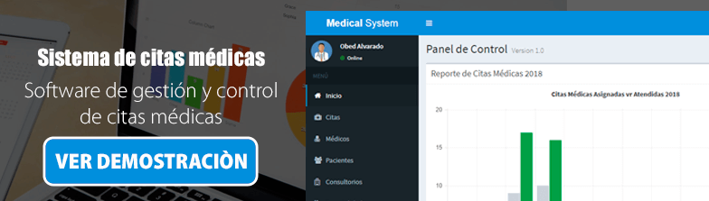 Sistema de citas médicas, desarrollado con PHP & MySQL
