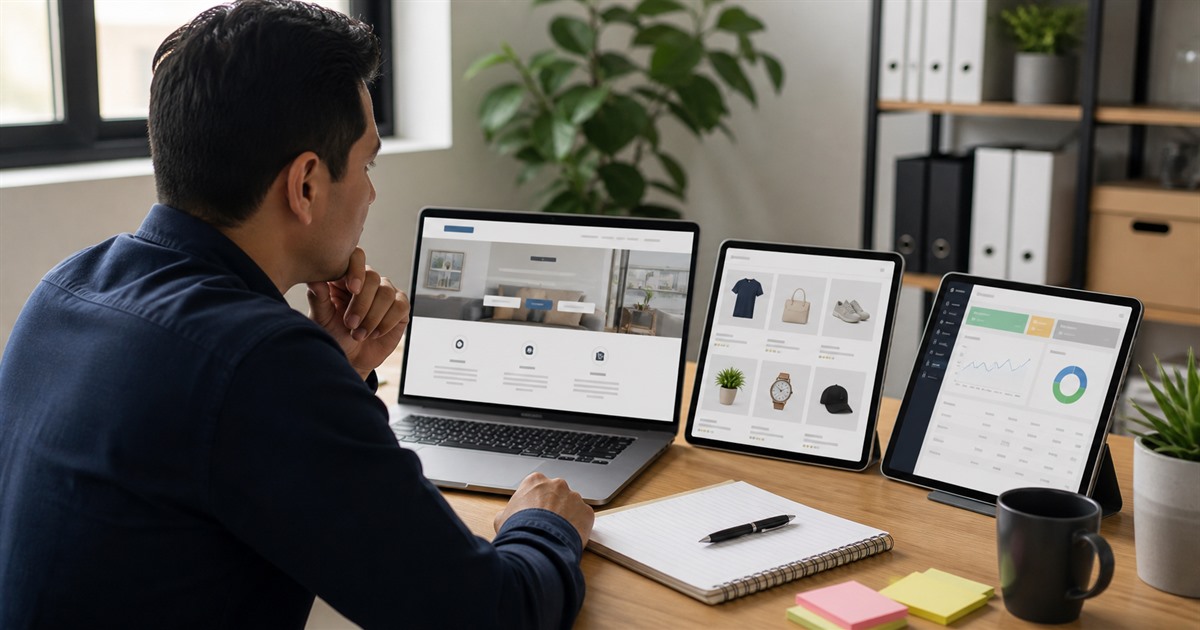 La diferencia entre página web, tienda online y sistema web