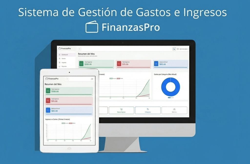 FinanzasPro: Sistema de Gestión de Gastos e Ingresos